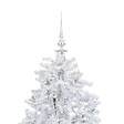 VIDAXL - vidaXL Arbre de Noël neigeux avec base de parapluie Blanc 140 cm - vignette