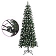 VIDAXL - vidaXL Sapin de Noël artificiel avec support Vert 240 cm PVC - vignette