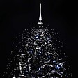 VIDAXL - vidaXL Arbre de Noël neigeux avec base de parapluie Noir 190 cm PVC - vignette