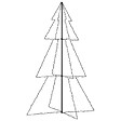 VIDAXL - vidaXL Arbre de Noël cône 240 LED d'intérieur/d'extérieur 118x180 cm - vignette
