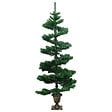 VIDAXL - vidaXL Arbre de Noël hélicoïdal pré-éclairé avec pot vert 120 cm PVC - vignette