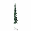 VIDAXL - vidaXL Demi sapin de Noël artificiel mince avec support Vert 180 cm - vignette