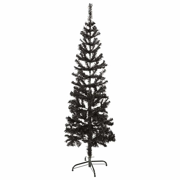 VIDAXL - vidaXL Sapin de Noël étroit Noir 150 cm - large