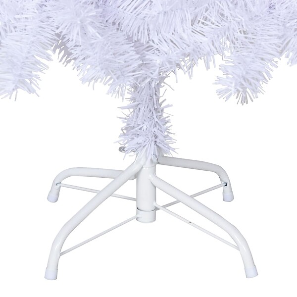 VIDAXL - vidaXL Arbre de Noël artificiel avec branches épaisses blanc 240cm PVC - large