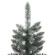 VIDAXL - vidaXL Sapin de Noël artificiel mince avec support Vert 240 cm PVC - vignette
