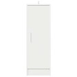 VIDAXL - vidaXL Armoire à  chaussures Blanc 32x35x92 cm Aggloméré - vignette