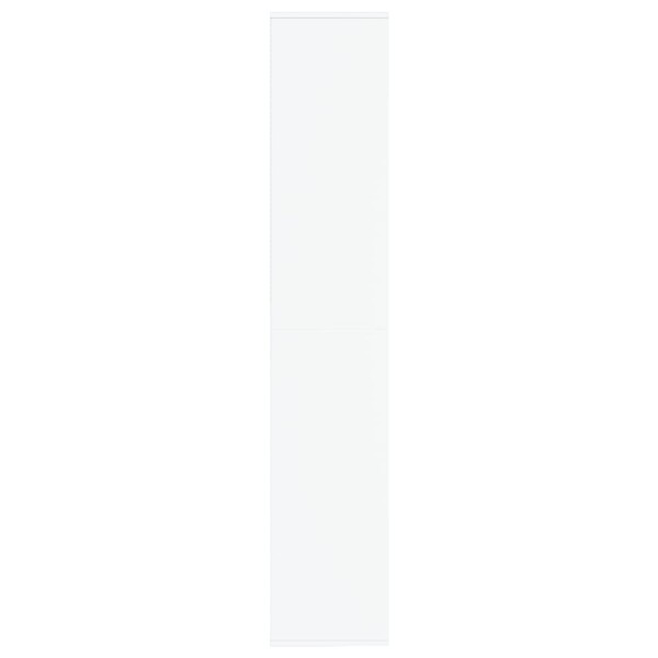 VIDAXL - vidaXL Armoire à  chaussures Blanc 54x34x183 cm Bois d'ingénierie - large