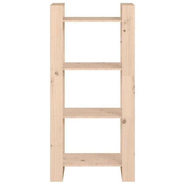 VIDAXL - vidaXL Bibliothèque/Séparateur de pièce 60x35x125 cm Bois massif - large