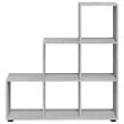 VIDAXL - vidaXL Bibliothèque escalier Sonoma gris 107 cm Bois d'ingénierie - vignette