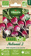 VILMORIN - Graines de radis National 3 - Bio - Bicolore blanc et rose - vignette