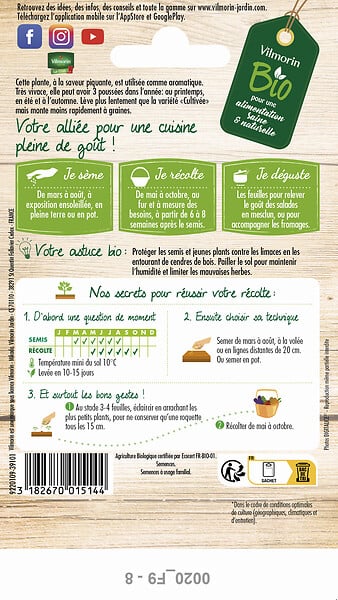 VILMORIN - Roquette Sauvage Bio Vilmorin - large