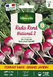 VILMORIN - Graines radis National 2 - Blanc vermillon - Format éco - vignette