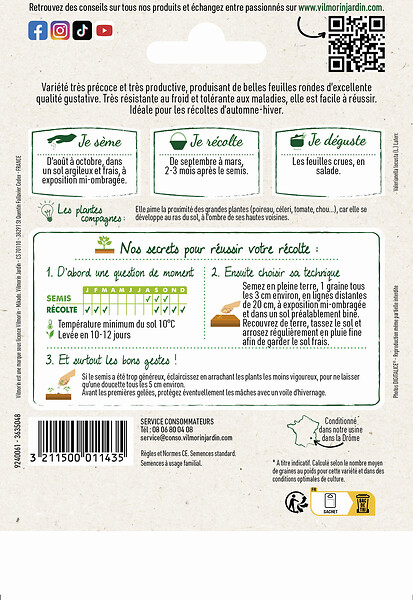 VILMORIN - Mâche vit gm - large