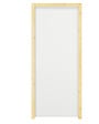 BALLAY - Bloc-porte alvéolaire isoplane prépeint -204x63cm poussant droite / Huisserie bois brut, section : 66x56 mm - vignette