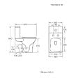 STANO - Toilette WC à poser BRAGADO en céramique noir mat - vignette