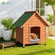 VOUNOT - Niche pour Chien Extérieure en Bois 72x65x83cm - vignette