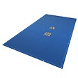 VOUNOT - Bache piscine rectangulaire double couche en Polyethylene 160 gr/m2 avec filet ecoulement 4x7m Bleue - vignette