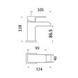 STANO - Robinet mitigeur lavabo cascade TANO - vignette