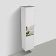 STANO - Grande armoire de rangement PALIO hauteur 170 cm blanc mat 40 cm - vignette