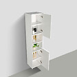 STANO - Grande armoire de rangement PALIO hauteur 170 cm blanc mat 40 cm - vignette