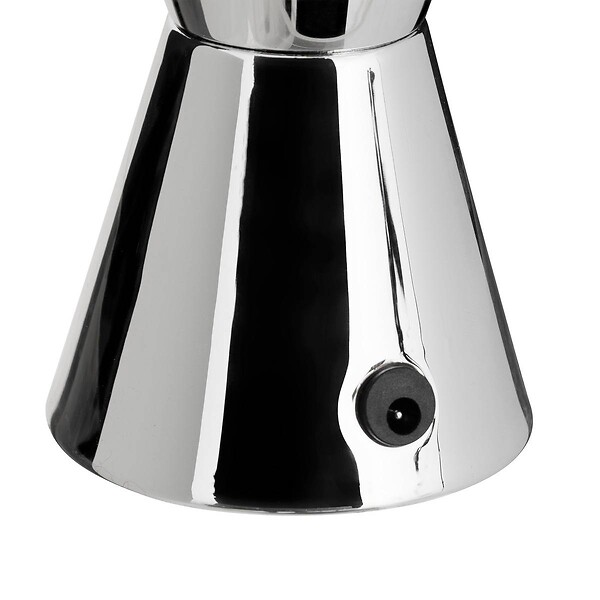 ATMOSPHERA - Lampe à poser champignon secteur Lava argent H36,5cm - large
