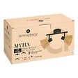 ATMOSPHERA - Applique murale/plafonnier Myha beige 28x15cm - vignette