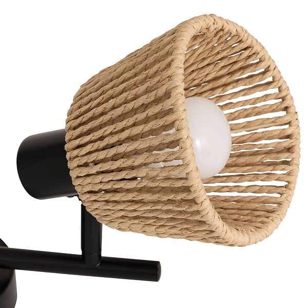 ATMOSPHERA - Applique murale/plafonnier Myha beige 28x15cm - large