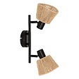 ATMOSPHERA - Applique murale/plafonnier Myha beige 28x15cm - vignette