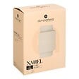 ATMOSPHERA - Applique murale Nahel en lin beige 20x13cm - vignette