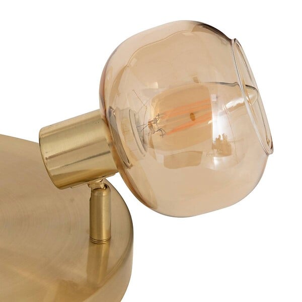 ATMOSPHERA - Plafonnier Pilia ambre 25x16cm - large
