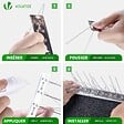 VOUNOT - Pic Anti-Pigeon en Acier Inoxydable 4.5M Pack de 18 modules - vignette
