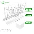 VOUNOT - Pic Anti-Pigeon en Acier Inoxydable 6.5M Pack de 26 modules - vignette