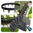 VOUNOT - Bordure de jardin plastique PP imitation pierre 20m - vignette