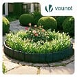 VOUNOT - Bordure de jardin plastique PP imitation pierre 15m - vignette
