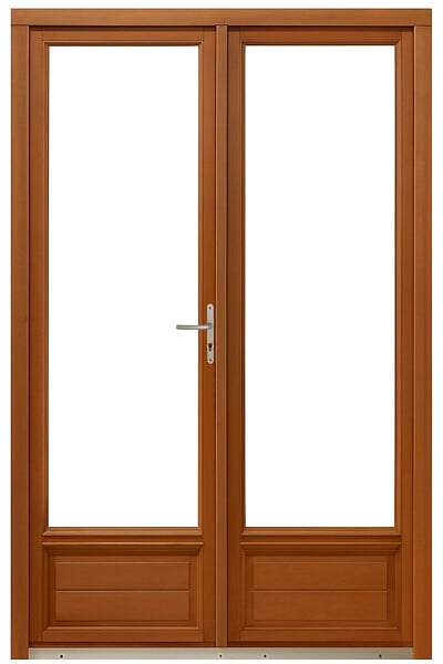 GD MENUISERIES - Porte Fenetre Bois 2 Vantaux H215 x L120 cm Côte Tableau - large