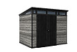 KETER - Abri résine Signature 97 - Gris bois - L.279xP.218xH.226cm - vignette