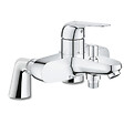 GROHE - Pack mitigeur mécanique Swift avec colonnettes + Douchette 1 jet Vitalio Get Stick + Flexible 1750 mm - vignette