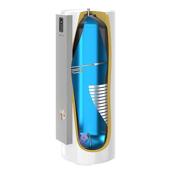 ATLANTIC - Chauffe eau split inverter Calypso Atlantic - 270L - Vertical sur socle - Connecté - large