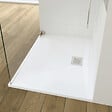 KINEDO - Receveur de douche Kinesurf biotec rectangle Blanc 150 x 90 x 4 bonde centre longueur - vignette