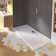 KINEDO - Receveur de douche Kinesurf biotec rectangle Blanc 150 x 90 x 4 bonde centre longueur - vignette