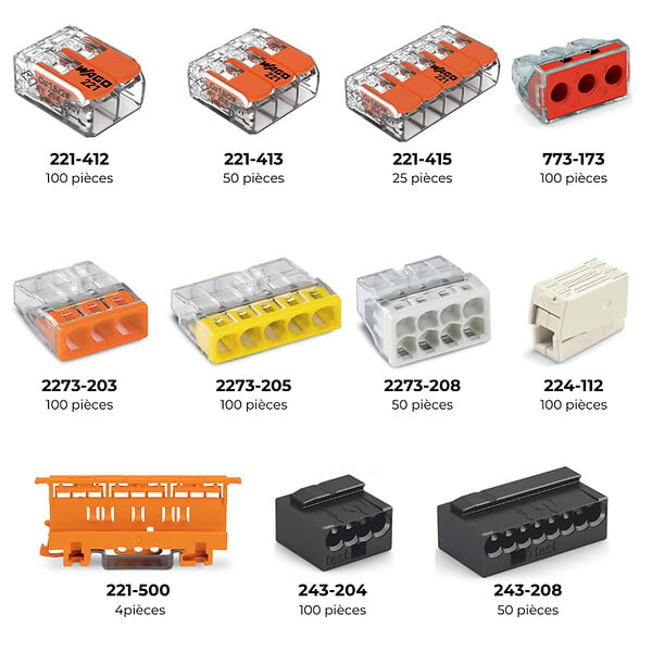 WAGO - L-BOXX® 729 bornes & accessoires panachés Série 221. 2273. 773. 224 et 243 - WAGO - 887-925 - large