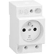SCHNEIDER ELECTRIC - Prise de courant modulaire SCHNEIDER R9PCS616 avec terre Resi9 - vignette