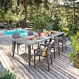 KETER - Fauteuil de jardin empilable Chloé Gris Sparkle - vignette
