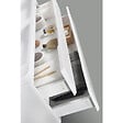 STANO - Meuble salle de bain design double vasque PIACENZA largeur 120 cm blanc laqué - vignette