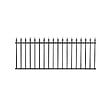 EASY CLOTURE - Clôture aluminium tradition travée style ferronnerie 2 m x H 76.5 cm Noir - vignette