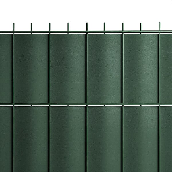 EASY CLOTURE - Kit Lamelles PVC Bande Brise vue pour panneau double fils - L 2m50 - H 1m03 - Vert - large