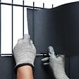 EASY CLOTURE - Kit Lamelles PVC Bande Brise vue pour panneau double fils - L 2m50 - H 1m43 - Gris anthracite - vignette