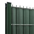 EASY CLOTURE - Kit Lamelles PVC Bande Brise vue pour panneau double fils - L 2m50 - H 1m63 - Vert - vignette
