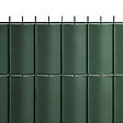 EASY CLOTURE - Kit Lamelles PVC Bande Brise vue pour panneau double fils - L 2m50 - H 1m63 - Vert - vignette
