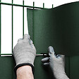 EASY CLOTURE - Kit Lamelles PVC Bande Brise vue pour panneau double fils - L 2m50 - H 1m43 - Vert - vignette